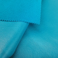 100% polyester pas cher polaire tissu microfibre TPU extérieur manteau et veste tissé et uni à motifs"