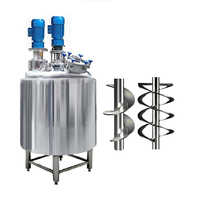 Réservoir de mélange vertical TEKBREW 500L de l'usine chinoise, machine de mélange d'huile lubrifiante 1000L, équipement de mélange, réservoir de mélange de liquides