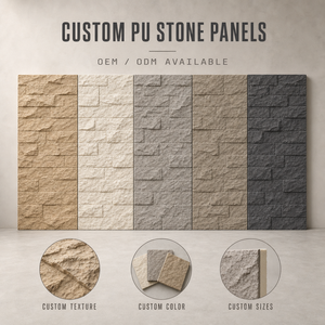 Nouveau Panneau de Pierre Artificielle Givrée à Effet Vertical 2027, 1200x600mm, Plaque de Faux Pierre en PU pour Murs Décoratifs - Product Image 4