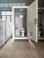 Toilettes mobiles individuelles de haute qualité, conteneurs préfabriqués, toilettes publiques extérieures, conteneur modulaire