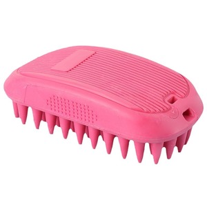 Cepillo de champú para perros para masaje de espalda Cepillo de silicona para ducha de <span class=keywords><strong>curry</strong></span> Hecho de goma - Product Image 1