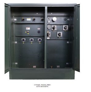 Substation Tipe Kotak Gabungan 3 Fasa Luar Ruangan 1600kva 8 Mva Transformator Terpasang di Pad Substation Luar Ruangan 2000kva - Product Image 4