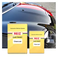 REIZ उच्च चमक 2K स्पष्ट कोट काले मोटर वाहन कार पेंट की आपूर्ति Refinishing मरम्मत ऑटो पेंट स्पष्ट कोट