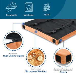 AIDI <span class=keywords><strong>Surmatelas</strong></span> moderne portable pliable avec housse amovible en mousse à mémoire de forme pour voiture <span class=keywords><strong>camping</strong></span> - Product Image 3