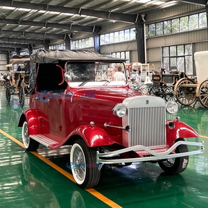 Auto Clásico Retro Vintage Convertible con Techo Original Eléctrico, Marca Zhenda, Materiales Compuestos, Ambiente Elegante, Turismo - Product Image 3