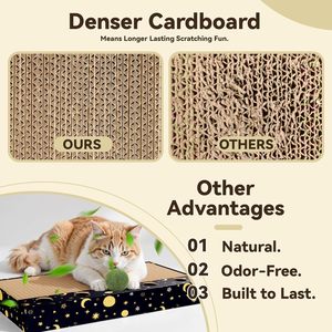 <b>Cat</b> <b>scratching</b> <b>post</b>, corrugated cardboard <b>scratching</b> board, <b>cat</b> supplies, <b>cat</b> toys, anti-scratch sofa - Product Image 2