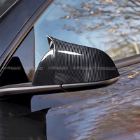 Coque de rétroviseur en fibre de carbone sèche pour Tesla Model X