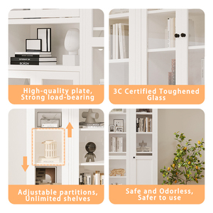 Hiện Đại Tùy Chỉnh Kim Loại Tủ Sách Với Cửa Duy Nhất Tủ Kệ Sách Cho Thư Viện Trẻ Em Phòng Khách Văn Phòng Nhà Bếp Ngoài Trời Ứng Dụng - Product Image 6