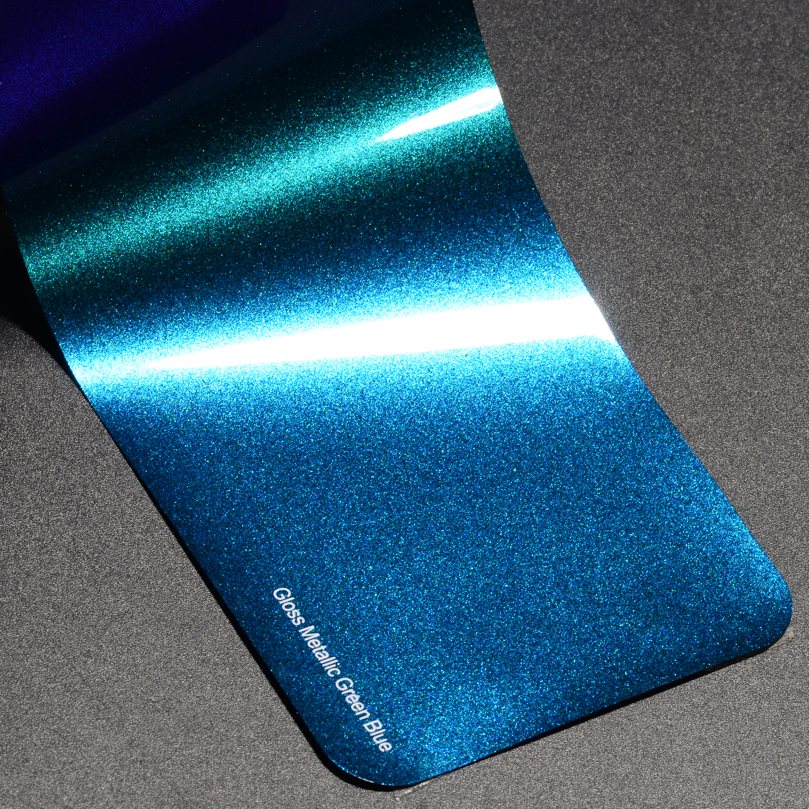 gloss metallic green blue