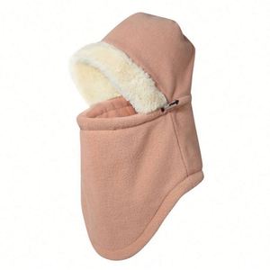 Cagoule unisexe en polaire thermique chaude et douce, ajustable, pour sports d'hiver en extérieur, masque intégral - Product Image 5
