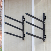 Support de stockage de kayak sur pied pour accessoire de paddleboard de garage intérieur et extérieur pour planche de surf à deux kayaks