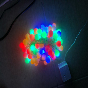 Sáng Bóng Sọc Đầy Màu Sắc Bông Bóng Chuỗi Ánh Sáng Thanh Tường Hành Lang Trang Trí Giáng Sinh Đám Cưới Đảng Cổ Tích Đèn - Product Image 1