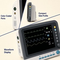 Moniteur patient vétérinaire pour animaux de compagnie, modèle 1409, multiparamètres (ECG, NIBP, SpO2, fréquence cardiaque), pour usage clinique, export direct usine