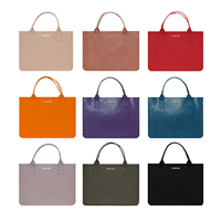 Sac fourre-tout portable en cuir PU au design tendance, personnalisable (couleur, logo, taille), sac à main pour femme