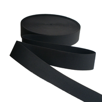 Bande élastique noire en polyester et caoutchouc pour perruques, accessoires vestimentaires, sangle de fixation – Offre Spéciale