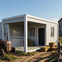 Casa Contenedor Desmontable para Granja y Zona Rural, Precio de Fábrica, de Fácil Montaje, con Alta Capacidad de Carga