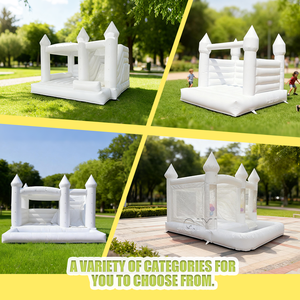 Casa de Brinco Inflable QIYI 3x3m Blanca, Material de PVC de 0.55mm, Capacidad de 500kg, Fácil Instalación, Garantía de 3 Años para Bodas, Fiestas y Eventos - Product Image 5