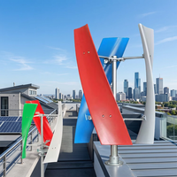 Générateur éolien électrique 5 kW en forme de X, pour usage marin et domestique, éolienne verticale, système d'énergie solaire et éolienne