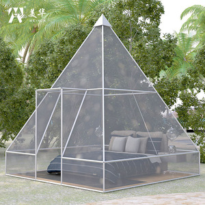 Meihua Pyramid <b>Tent</b> Acrylic Glass Structure <b>Large</b> Space Four-season Outdoor Use - Product Image 3