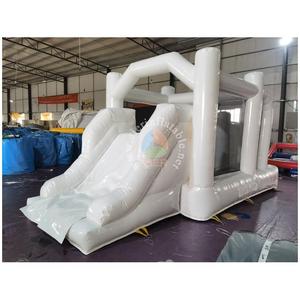 Castillo Inflable Blanco Comercial Personalizado a Precio de Fábrica con Tobogán para Fiestas Infantiles, Eventos y <span class=keywords><strong>Alquiler</strong></span> - Product Image 5