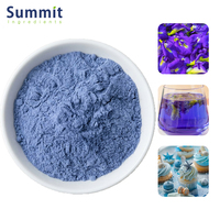 Groothandelsprijs Natuurlijk Wateroplosbaar Blauw Vlindererwtenbloem Poeder Voedingsmiddelkwaliteit Blauw Erwtenbloem Extract Fles 100%