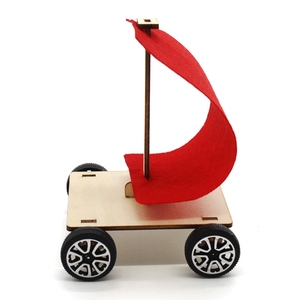 OKYN-G6506   Voiture à énergie éolienne à monter soi-même pour les élèves du primaire, la maternelle, la science et la technologie, petite production - Product Image 4