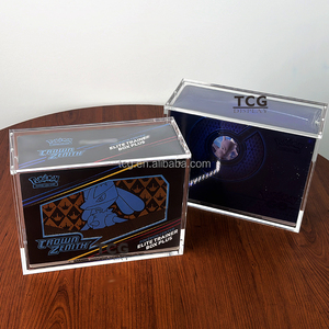 Boîtes en acrylique transparentes personnalisées TCG pour Pokémon TCG <span class=keywords><strong>ZACIAN</strong></span> Elite Trainer Box PLUS, présentoir en acrylique pour Pokémon Center <span class=keywords><strong>Etb</strong></span> Plus - Product Image 4