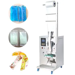 Pure liquid packaging machine automatic ice pop water stick fruit juice pouch packing machine juice bag filling sealing machine