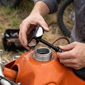 Accesorios <span class=keywords><strong>de</strong></span> Modificación <span class=keywords><strong>para</strong></span> Motocross CR85/125R CRF250R, Tanque <span class=keywords><strong>de</strong></span> Combustible <span class=keywords><strong>de</strong></span> Aleación <span class=keywords><strong>de</strong></span> Aluminio CNC - Product Image 2