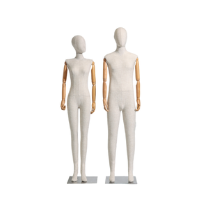 Mannequin de luxe pour robe, mannequin de couture pleine grandeur avec tête et support, présentoir de vêtements réglable pour la couture et la confection - Product Image 2