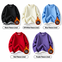 Nouveau pull en coton anti-rides ODM, pull chaud en tricot pour homme, pull décontracté à manches longues pour l'hiver