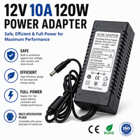 Adaptateur secteur 12V 10A, adaptateur 120V, chargeur 12V 24V 48V 3A 5A 6A 7A 8A 10A 15A 20A