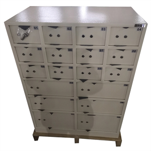 <span class=keywords><strong>Caja</strong></span> <span class=keywords><strong>fuerte</strong></span> de acero inoxidable de 18 puertas, casillero para banco y vestíbulo de hotel, precio al por mayor - Product Image 4