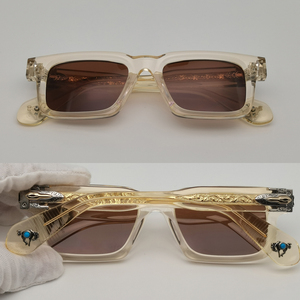 Gafas de Sol de Acetato Gruesas y Anchas con Marco Estrecho y Cuadrado Pequeño, Diseño Japonés <span class=keywords><strong>JMM</strong></span> Jacques, Logotipo Personalizado de Lujo - Product Image 6