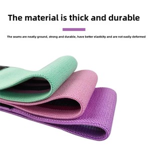 Conjunto de anillos de alta resistencia elástica para mujer, bandas de entrenamiento muscular para piernas y caderas, equipo de ejercicio para el hogar - Product Image 3