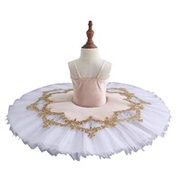 Robe de danse de Ballet pour enfants jupon pour filles jupe en maille pailletée robe de princesse Costume de scène robe de danse pour tout-petits filles