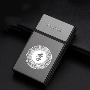 Étui à <span class=keywords><strong>cigarettes</strong></span> à clapet métallique avec Logo personnalisable - Product Image 5