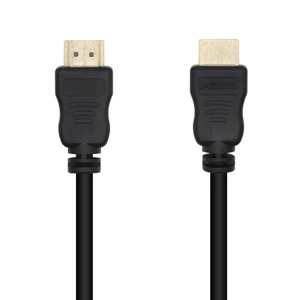 Câble HDMI v1.4 14+1 A/M-A/M noir 1,5 m pour la transmission de vidéo et d'audio haute définition entre les appareils. - Product Image 1