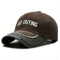 Casquette de baseball unisexe Logo brodé Chapeau de papa non structuré style sport Chapeau délavé hip-hop