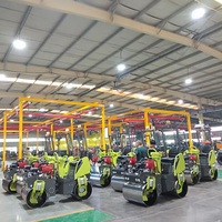Compacteur XD120 ST1200 d'usine, 1 tonne, 1,2T, 1,5T, rouleau compresseur à double tambour