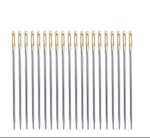 Portable DIY Embroidery Sewing Accessory Hand-Stitched Stainless Steel <strong>Needles</strong> Cross Stitch Golden Tail Durable Simple Style - Product Image 1