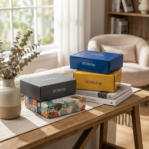 Boîte <span class=keywords><strong>d</strong></span>'expédition en carton ondulé coloré personnalisée, couleur Pantone, carton <span class=keywords><strong>d</strong></span>'expédition sur mesure - Product Image 6