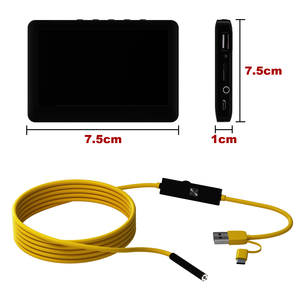 Endoscopio industriale portatile per autoveicoli con schermo da 4.3 pollici 5.5mm IP67 per endoscopio impermeabile 5M - Product Image 4