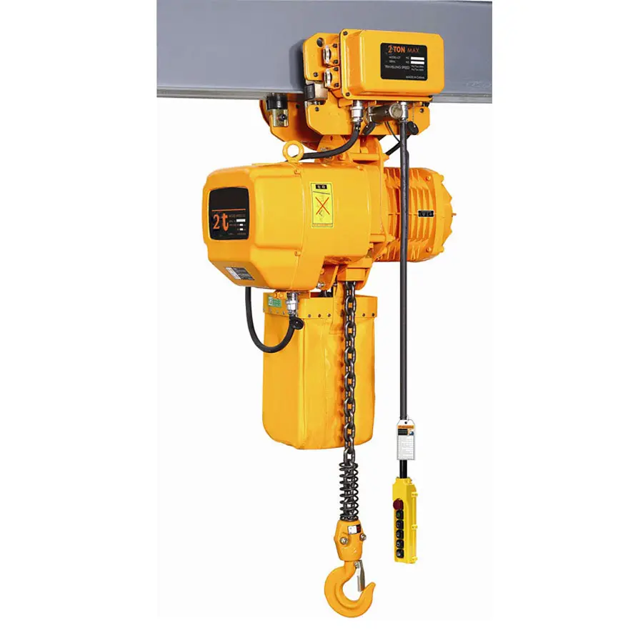 Vision variable speed chain come along winch chain hoist 20 ft lift electric hoist 100kg 2 ton electric hoist