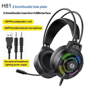 Casque de jeu de luxe dynamique H81 avec Rgb Luminous Best-Selling Cross-Border E-Commerce Head-Mounted for Gamers - Product Image 3