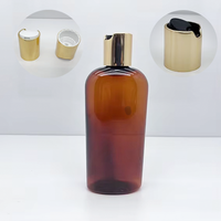 Botella de PET exprimida de forma ovalada 1oz 2oz 4oz para champú loción cuidado de la piel USO DE Peluca de suero