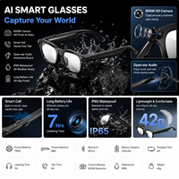 Nouvelles Lunettes Intelligentes IA 2026 avec Caméra 1080P, Audio, Enregistrement Vidéo WiFi et Fonctionnalités Connectées