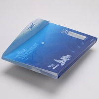 Carpeta de Archivo Duradera de Plástico PP A5 A4, Bolsa para Documentos con Botón a Presión, Impresión UV, Logotipo Personalizado, Fábrica OEM, Mercado Japonés y Coreano