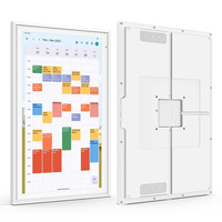 Calendrier mural numérique à écran tactile mural 24'' Écran tactile intelligent pour salle de classe Android avec calendrier Google pour salle de classe