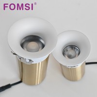 FOMSI LED 3W 5W 7W 12W Spot encastré rond anti-éblouissement en aluminium pour plafond intérieur